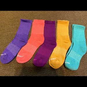 5 pairs of Bombas Calf Socks
